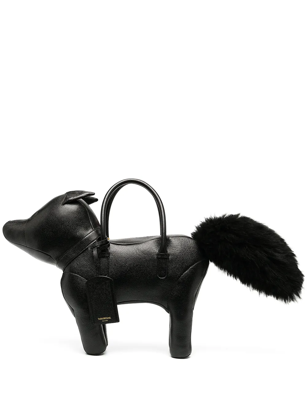 Сумка FOX из кожи с зернистой текстурой THOM BROWNE, черный
Сумка FOX из кожи с зернистой текстурой THOM BROWNE, черный