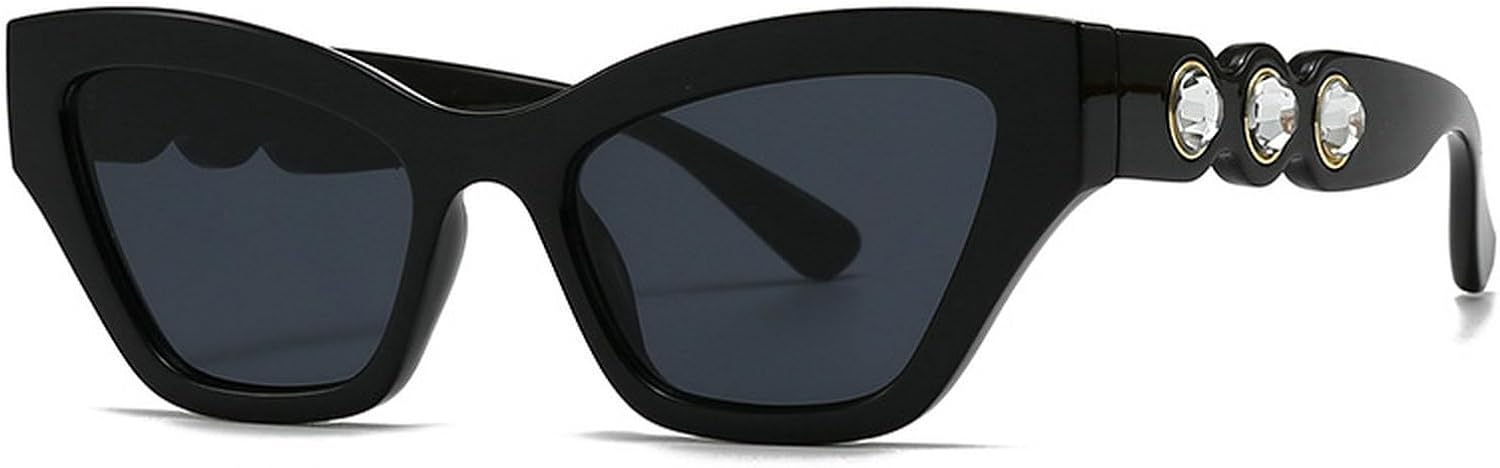 Солнцезащитные очки со стразами для женщин, многоугольные очки «кошачий глаз», декоративные очки с бриллиантами для костюмированной вечеринки или выпускного бала mincl, Black
Солнцезащитные очки со стразами для женщин, многоугольные очки «кошачий глаз», декоративные очки с бриллиантами для костюмированной вечеринки или выпускного бала mincl, Black
