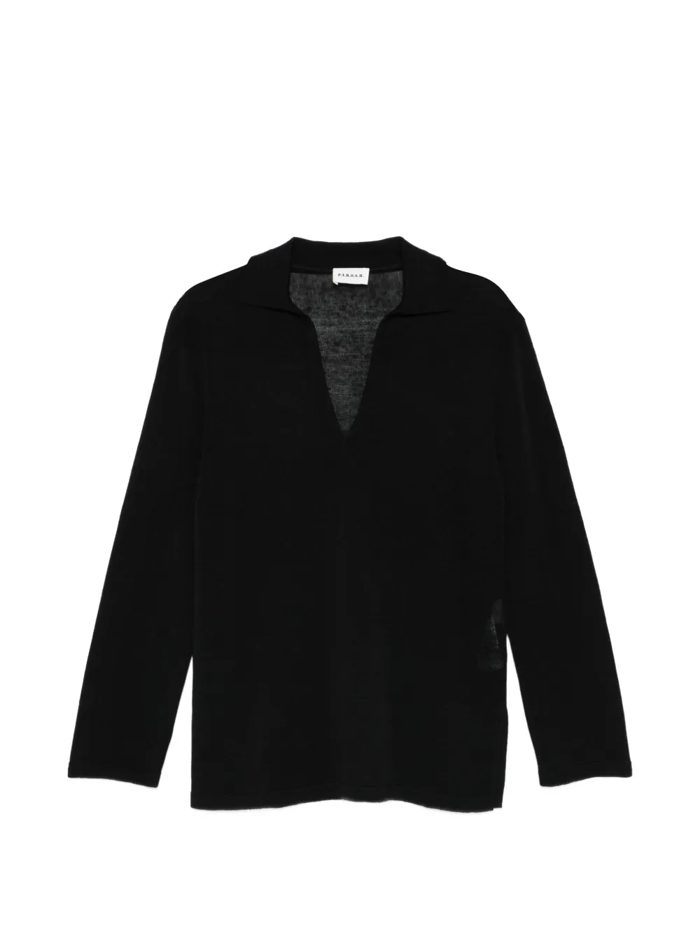 Свитер с V-образным вырезом P.A.R.O.S.H., черный
Свитер с V-образным вырезом P.A.R.O.S.H., черный