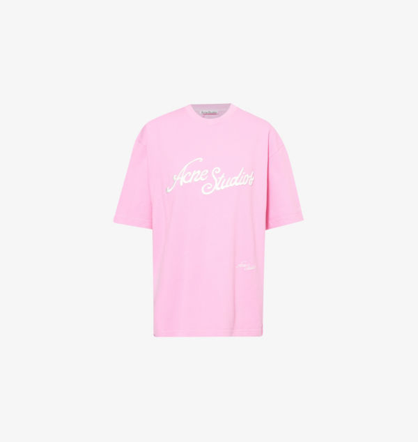Футболка свободного кроя из пике-хлопка с вышитым логотипом Acne Studios, розовый
Футболка свободного кроя из пике-хлопка с вышитым логотипом Acne Studios, розовый