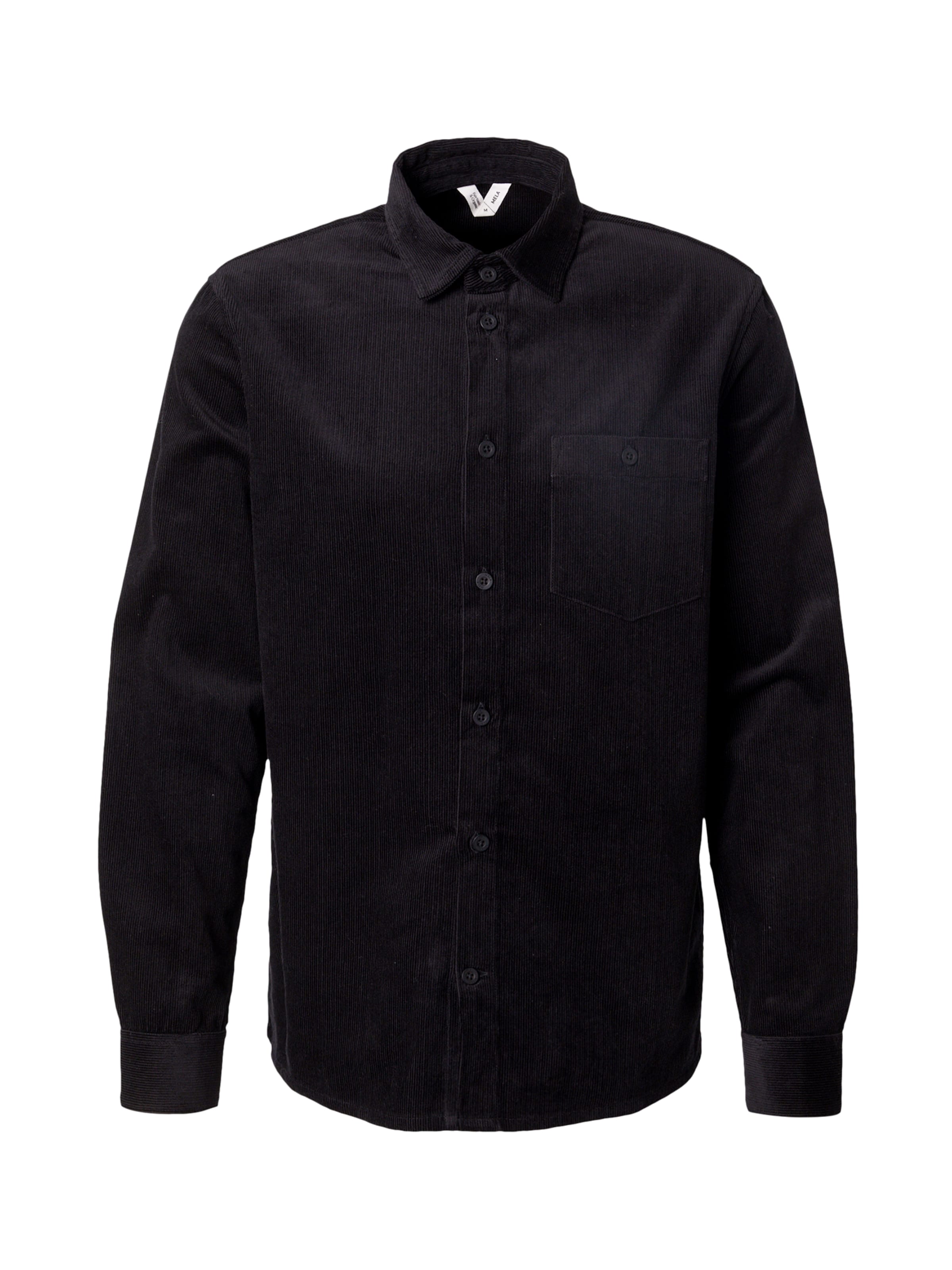 MELA Рубашка на пуговицах 'Nimit' черного цвета Regular fit
MELA Рубашка на пуговицах 'Nimit' черного цвета Regular fit