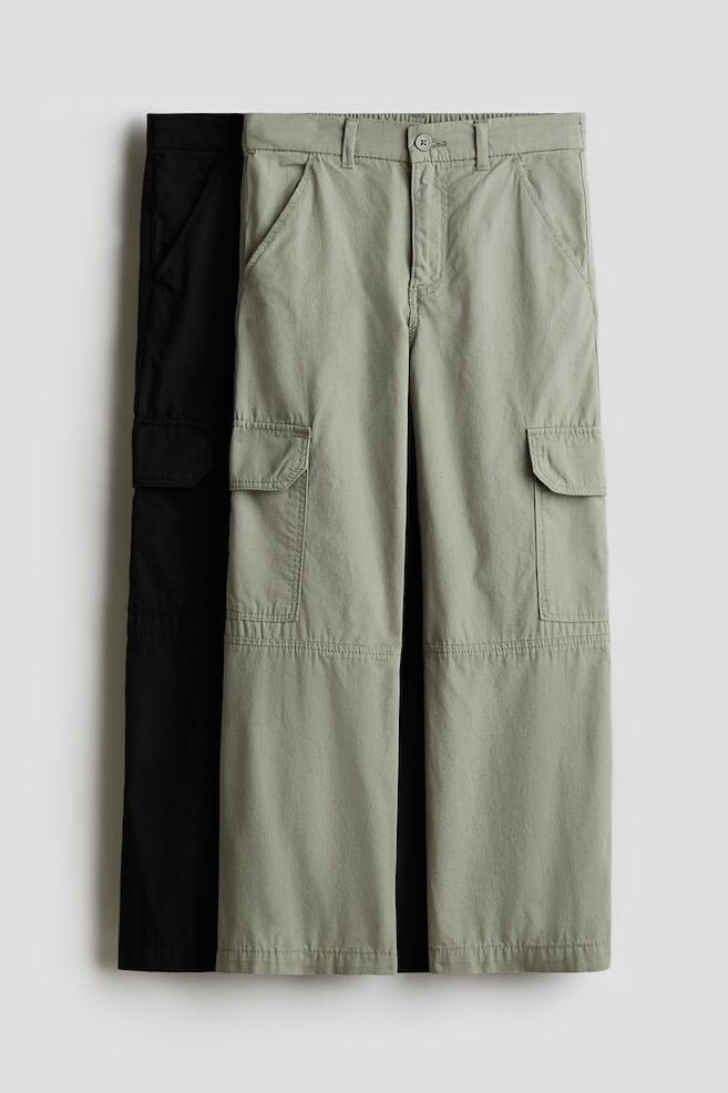 2 упаковки брюк-карго H&M, зеленый
2 упаковки брюк-карго H&M, зеленый