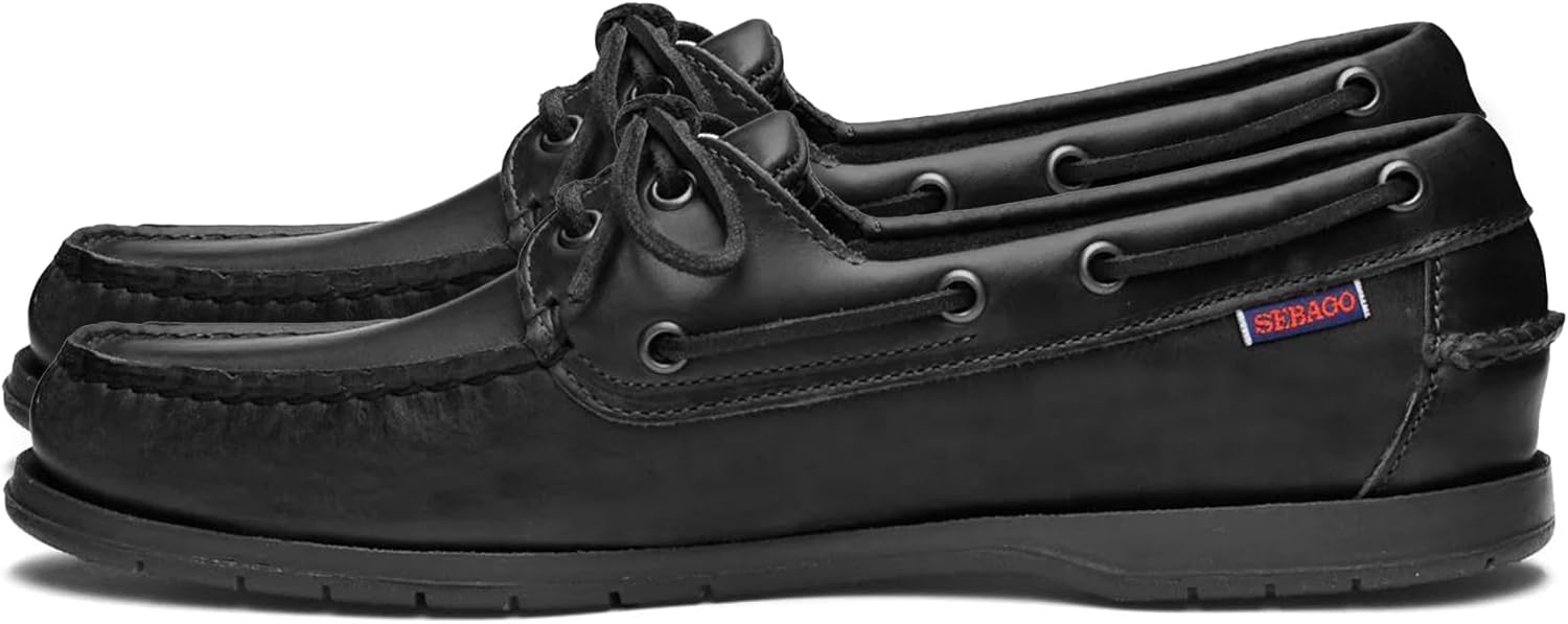 Водонепроницаемые лодочные туфли Sebago Endeavor - кожаные мокасины для мужчин с кожаной стелькой, круговой шнуровкой и нескользящей подошвой, не оставляющей следов, черный
Водонепроницаемые лодочные туфли Sebago Endeavor - кожаные мокасины для мужчин с кожаной стелькой, круговой шнуровкой и нескользящей подошвой, не оставляющей следов, черный