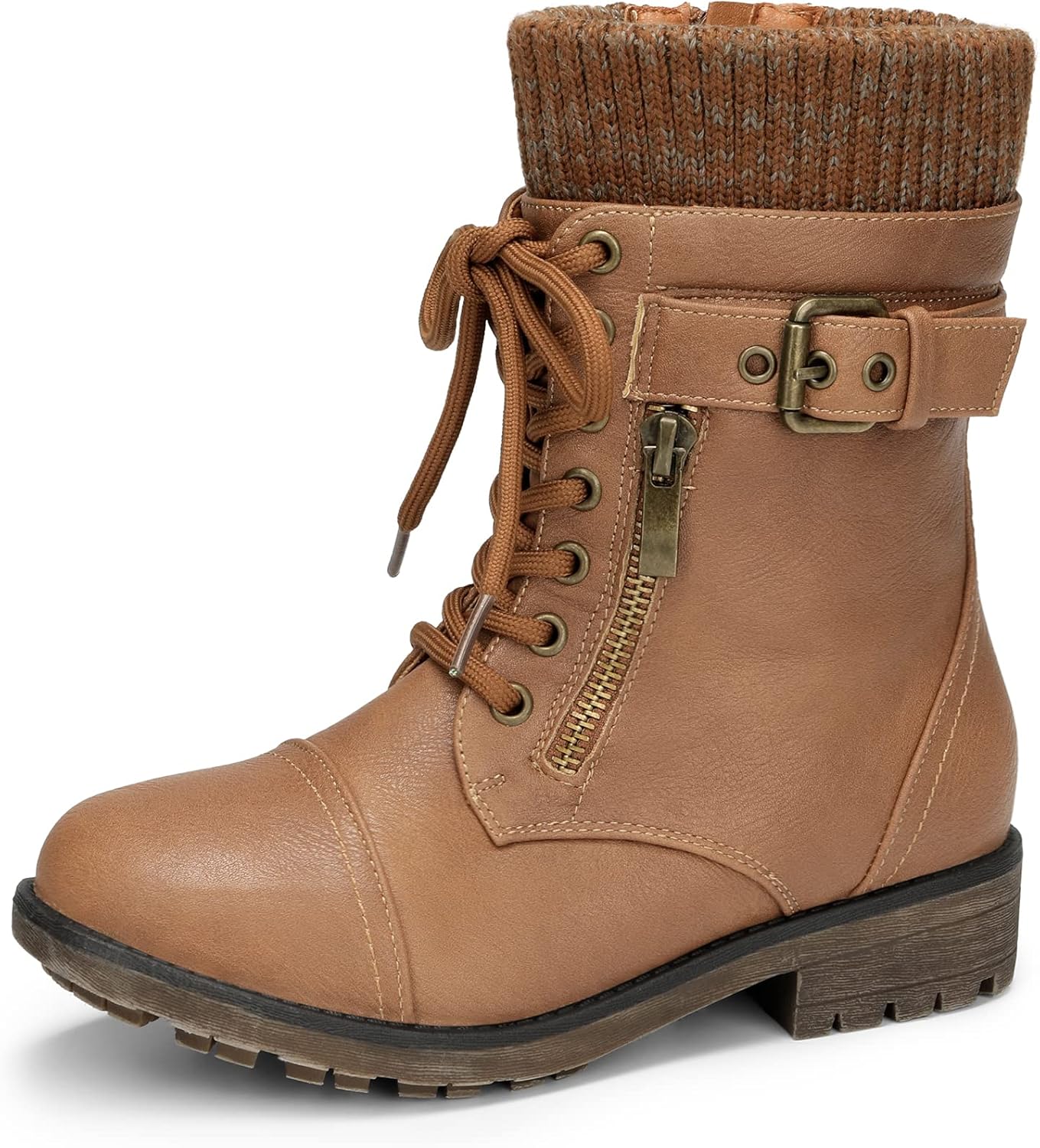 Ботинки до середины икры с шнуровкой DREAM PAIRS, Camel
Ботинки до середины икры с шнуровкой DREAM PAIRS, Camel