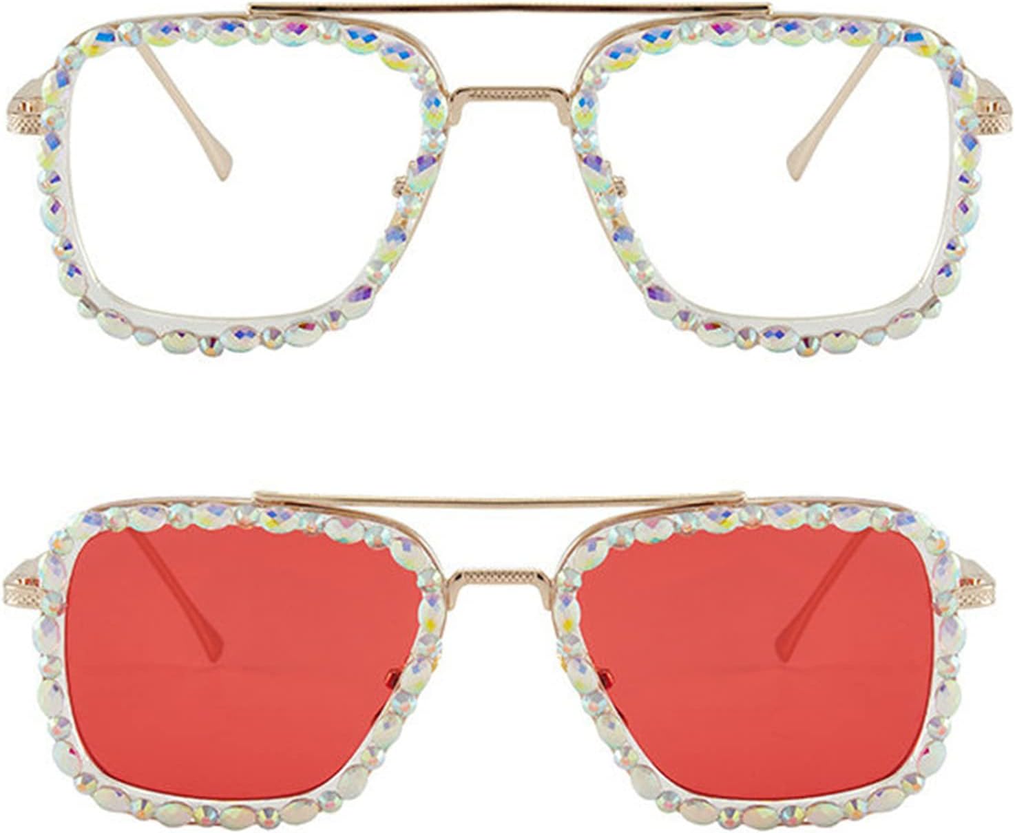 Солнцезащитные очки Helena Retro Square для женщин, оправа со стразами и блестящими кристаллами, защита от УФ-излучения UV400, блестящие солнцезащитные очки, Red+clear
Солнцезащитные очки Helena Retro Square для женщин, оправа со стразами и блестящими кристаллами, защита от УФ-излучения UV400, блестящие солнцезащитные очки, Red+clear