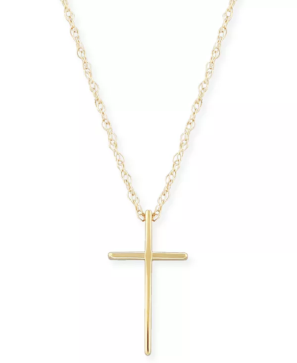 Цельное ожерелье-крест из 14-каратного желтого, белого или розового золота Macy'S, gold
Цельное ожерелье-крест из 14-каратного желтого, белого или розового золота Macy'S, gold