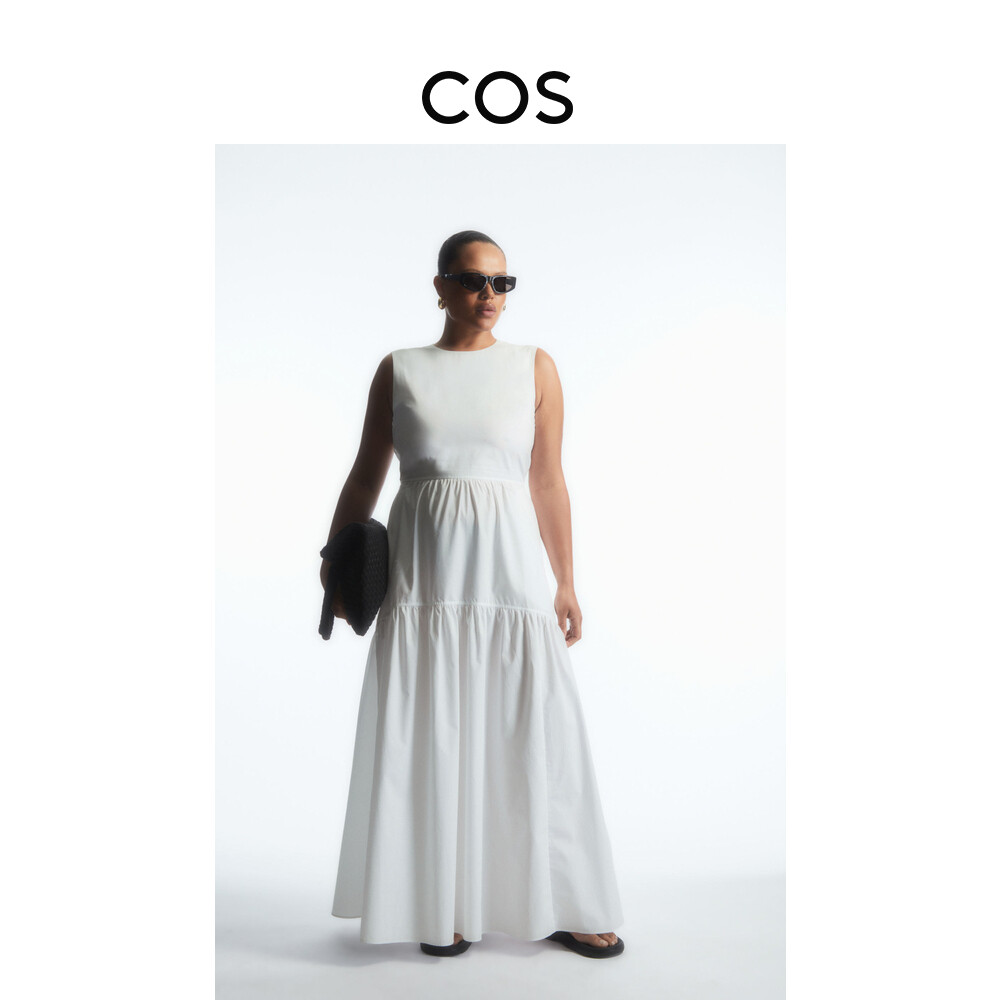 Женское приталенное платье Cos со сборками и строчкой, белый
Женское приталенное платье Cos со сборками и строчкой, белый