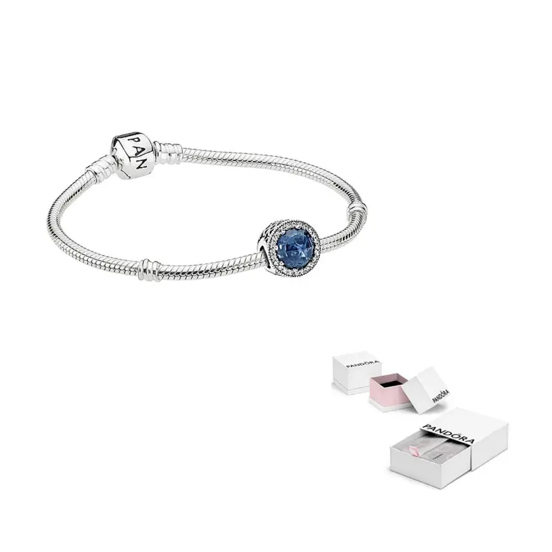 Pandora Серебряный браслет 925 пробы для женщин Silver/Blue
Pandora Серебряный браслет 925 пробы для женщин Silver/Blue