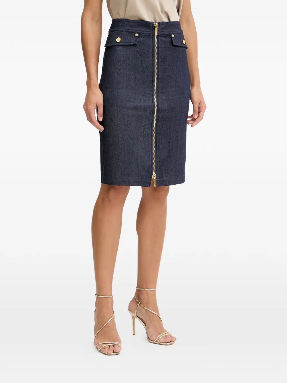Юбка миди на молнии Marciano By Guess, синий
Юбка миди на молнии Marciano By Guess, синий