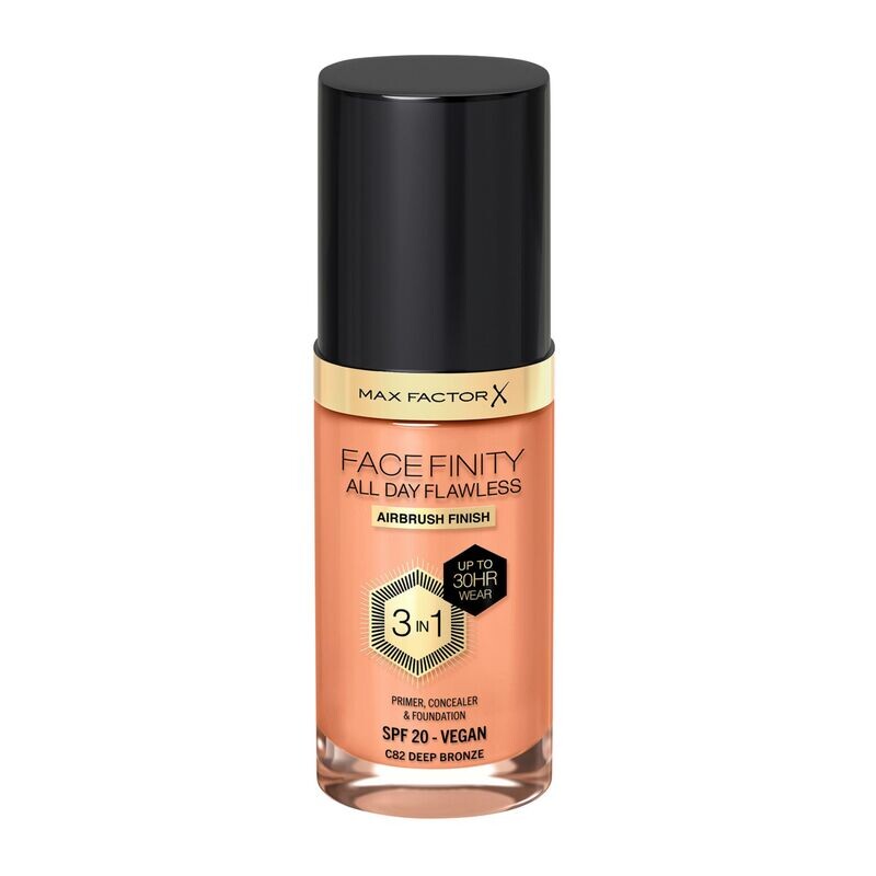 Facefinity All Day Flawles 82 Deep Bronze Max Factor, 30 ml
Facefinity All Day Flawles 82 Deep Bronze Max Factor, 30 ml