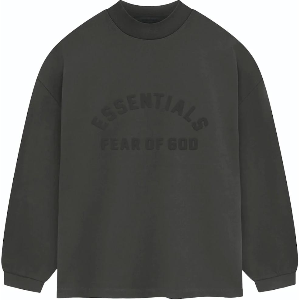 Футболка с принтом логотипа Fear Of God Essentials, чернильно-черная 
Футболка с принтом логотипа Fear Of God Essentials, чернильно-черная