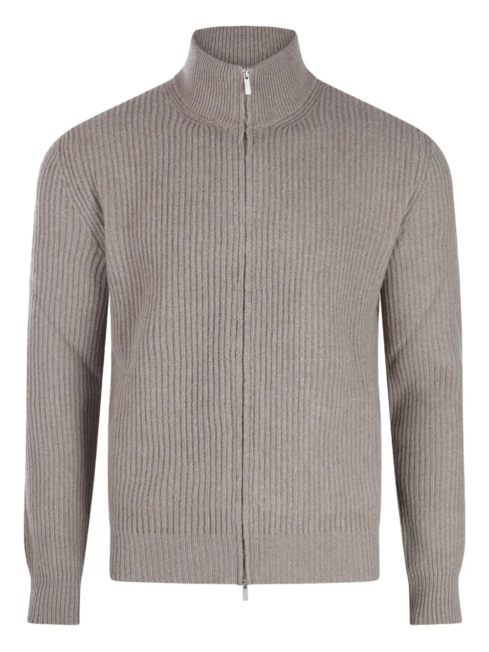 Свитер с высоким воротником и застежкой-молнией Lardini, коричневый
Свитер с высоким воротником и застежкой-молнией Lardini, коричневый