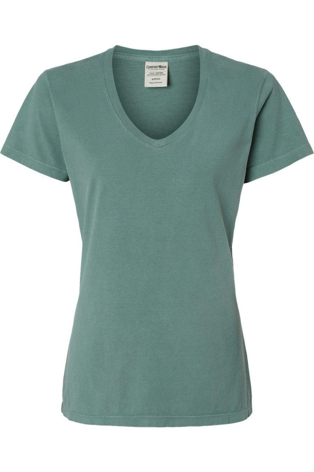Женская футболка ComfortWash by Hanes Garment-Dyed с V-образным вырезом, цвет cypress green
Женская футболка ComfortWash by Hanes Garment-Dyed с V-образным вырезом, цвет cypress green