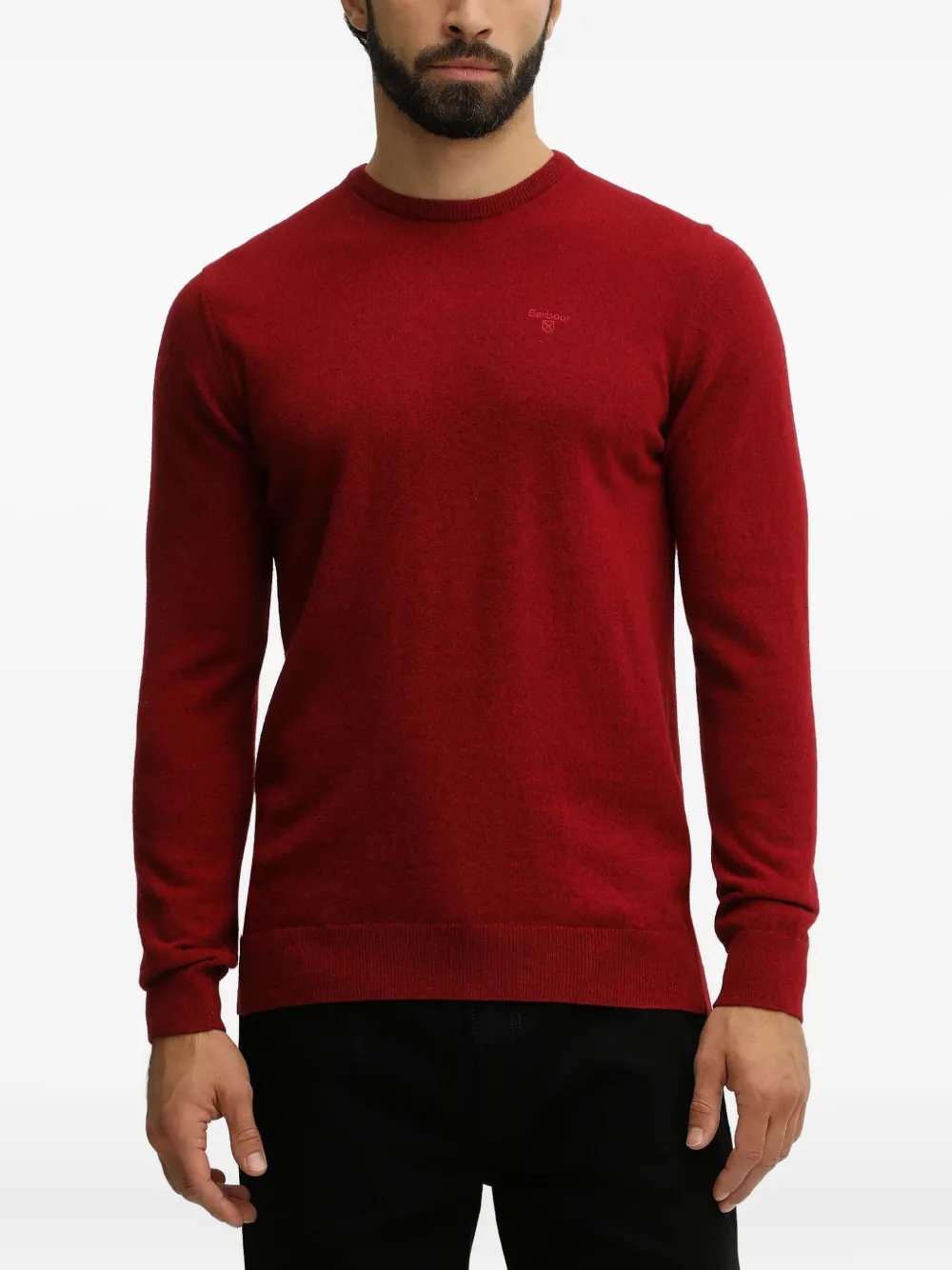 Вышитый свитер Barbour, красный
Вышитый свитер Barbour, красный