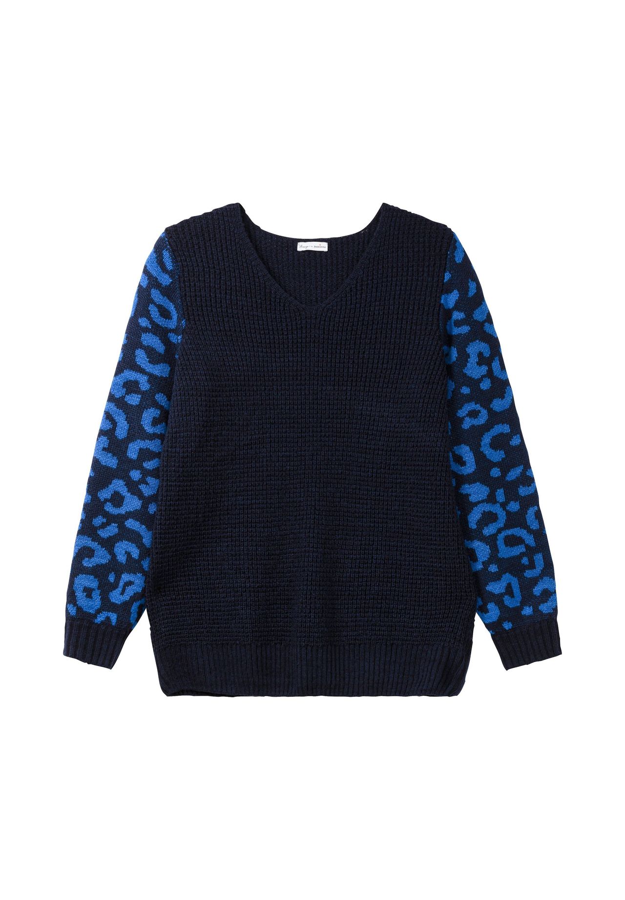 Свитер с объемными рукавами с узором Sheego by JoeBrowns, цвет Tiefblau Gemustert
Свитер с объемными рукавами с узором Sheego by JoeBrowns, цвет Tiefblau Gemustert