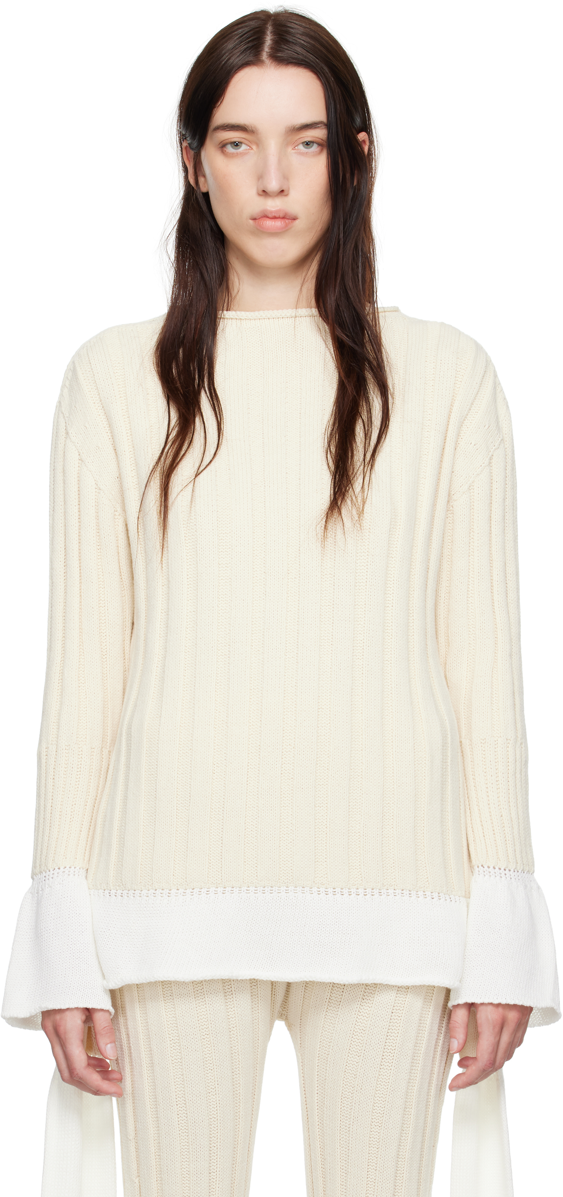 Свитер Off-White «За кулисами» ISSEY MIYAKE
Свитер Off-White «За кулисами» ISSEY MIYAKE