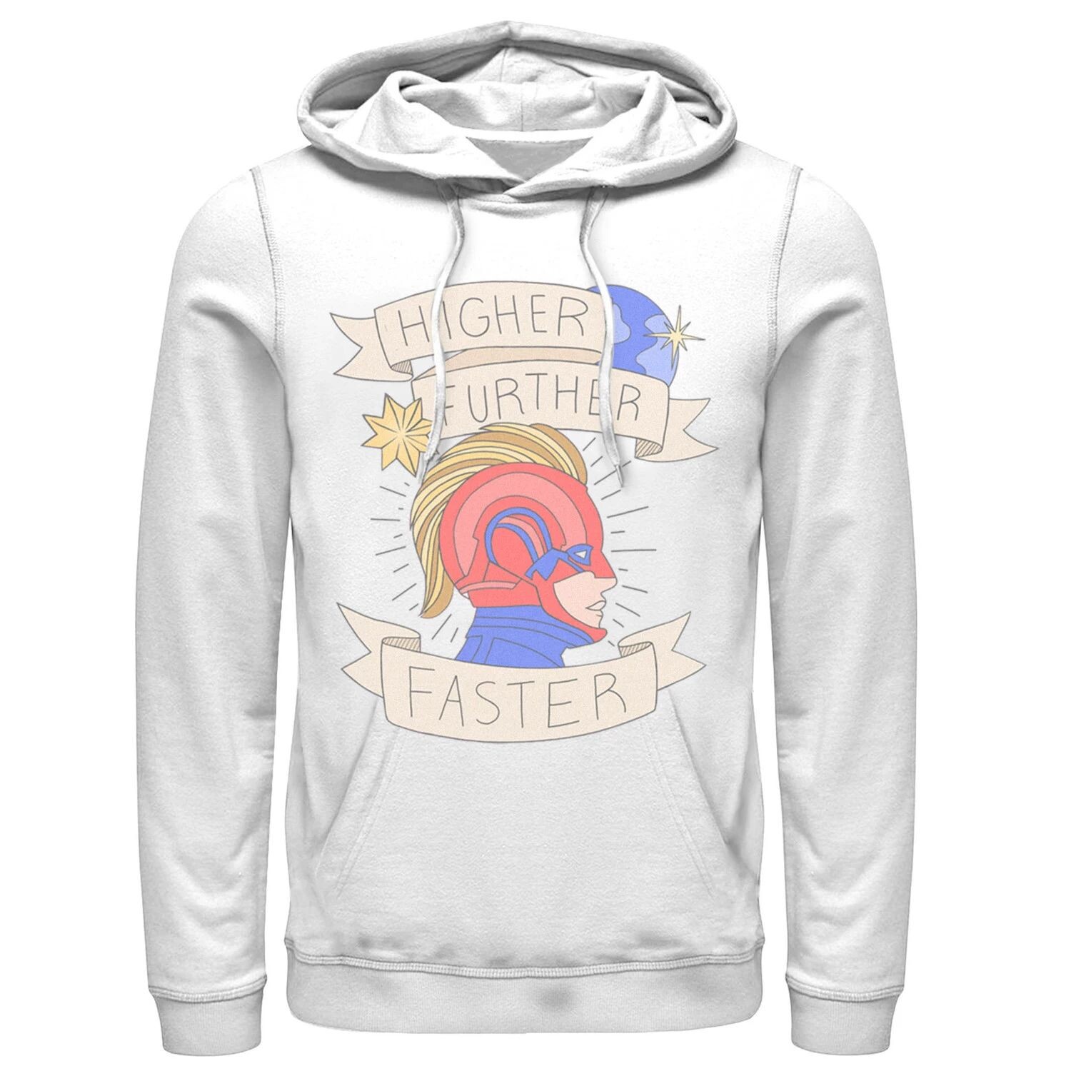 Мужская толстовка с капюшоном Captain Higher Better Faster Banner Marvel
Мужская толстовка с капюшоном Captain Higher Better Faster Banner Marvel
