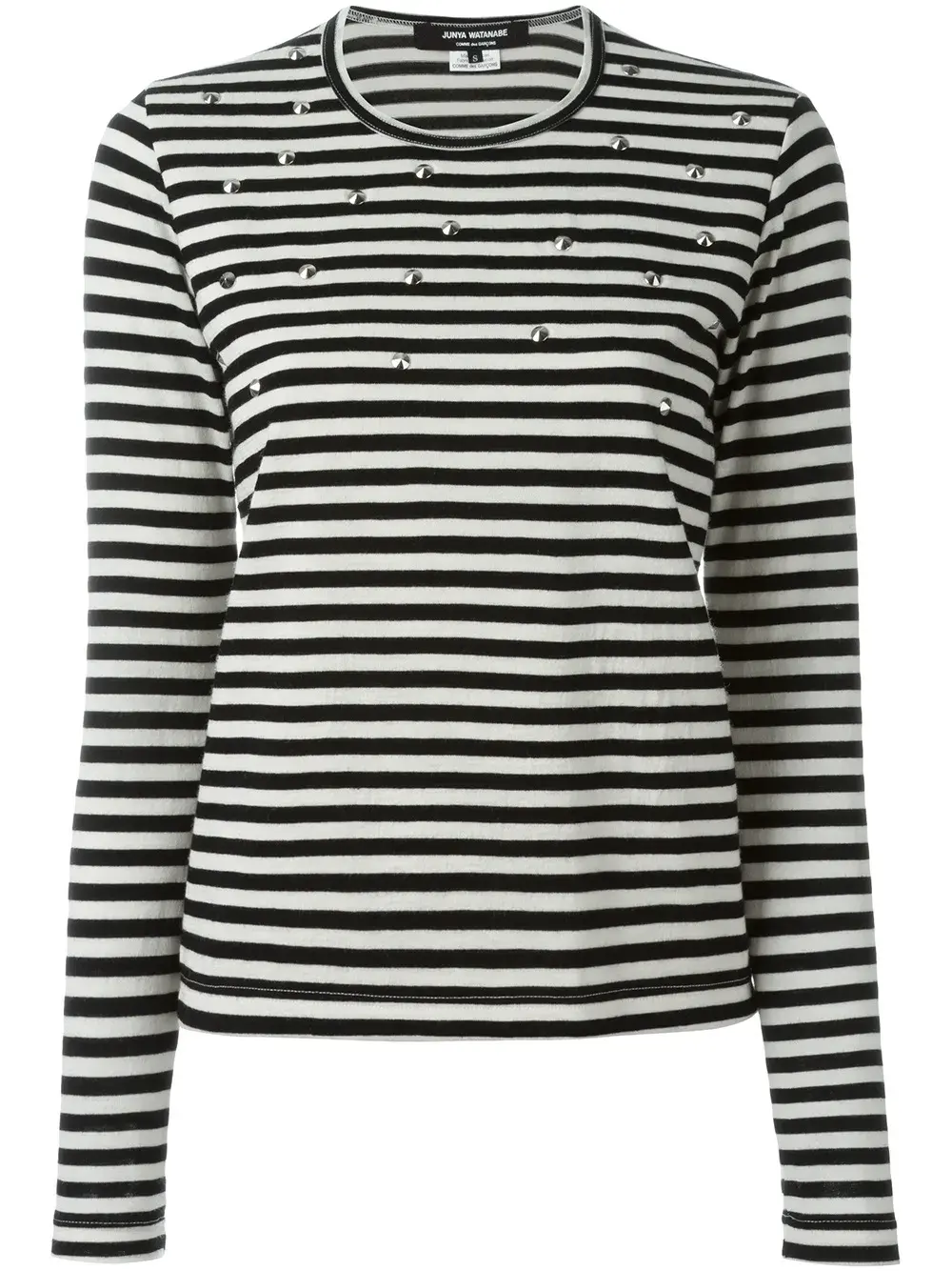 Полосатая футболка с заклепками Junya Watanabe, черный
Полосатая футболка с заклепками Junya Watanabe, черный
