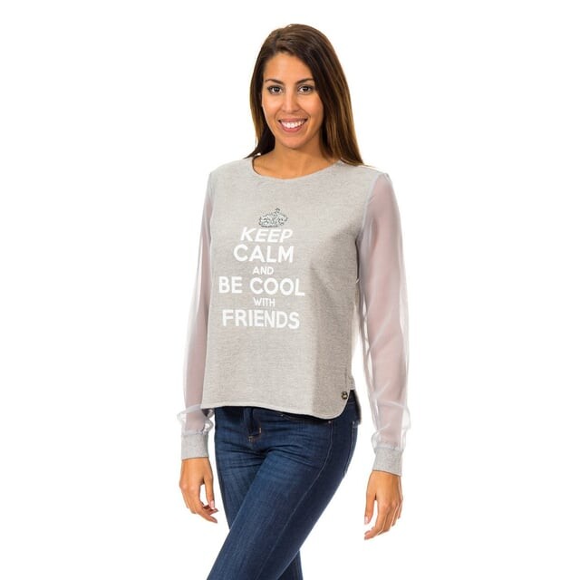 Свитер с длинными рукавами и круглым вырезом 70dml0155 женщина Met, серый
Свитер с длинными рукавами и круглым вырезом 70dml0155 женщина Met, серый