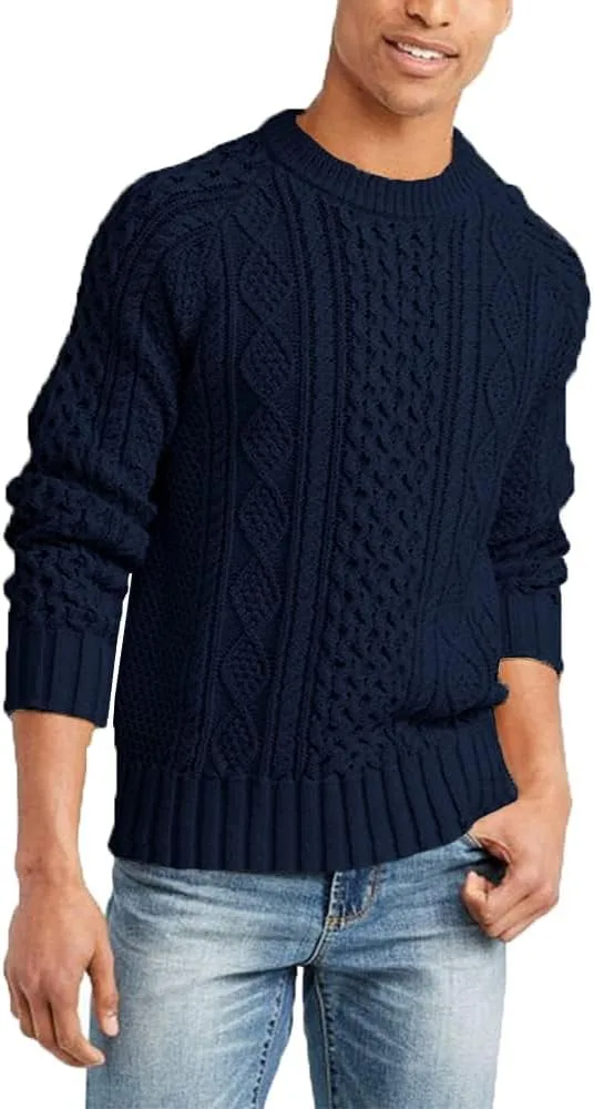 Runcati мужской свитер с длинным рукавом и узором Fisherman Twist
Runcati мужской свитер с длинным рукавом и узором Fisherman Twist