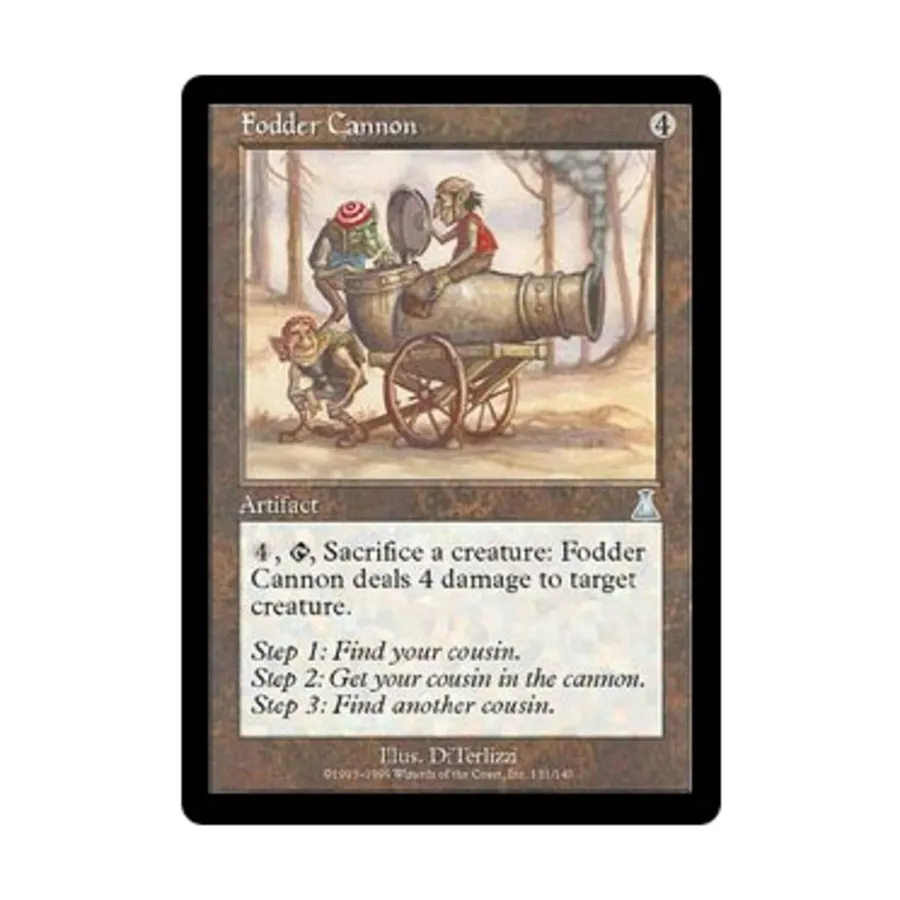 CCG Кормовая пушка (U), MTG - Urza's Destiny
CCG Кормовая пушка (U), MTG - Urza's Destiny