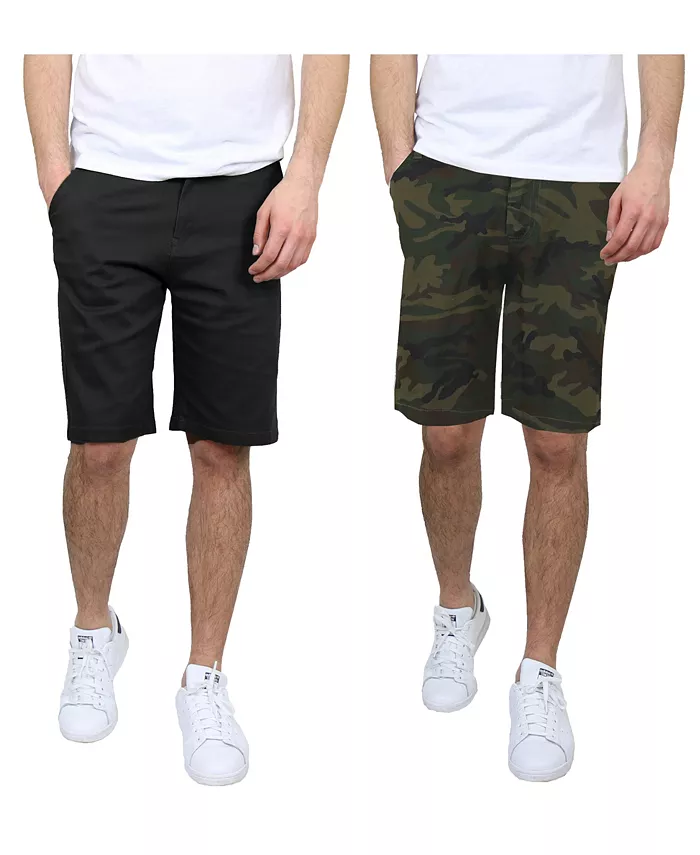 Мужские 5-карманные плоские укороченные шорты-чинос с зауженным силуэтом и эластичной тканью, комплект из 2 шт Galaxy By Harvic, мультиколор
Мужские 5-карманные плоские укороченные шорты-чинос с зауженным силуэтом и эластичной тканью, комплект из 2 шт Galaxy By Harvic, мультиколор