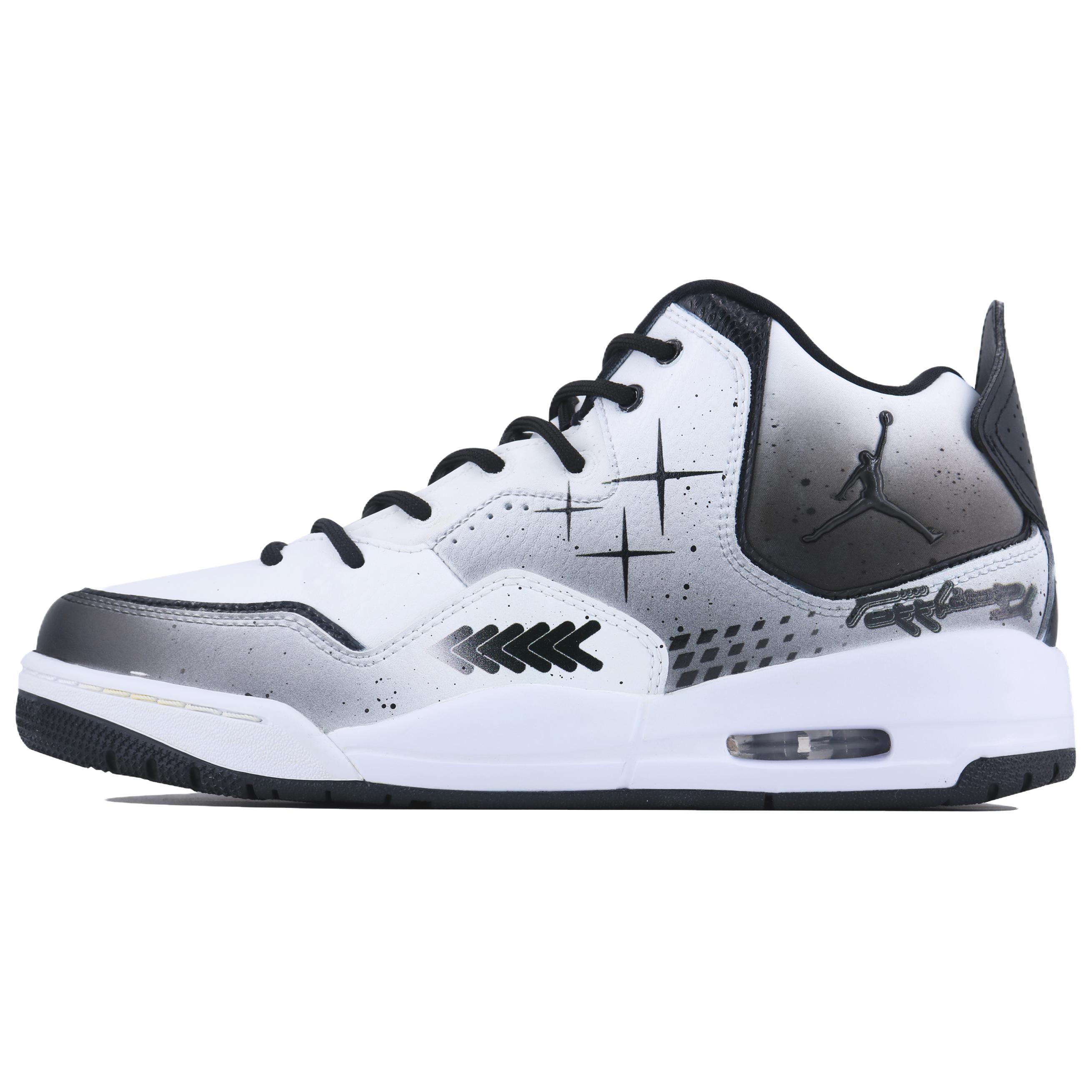 Jordan Кроссовки баскетбольные мужские Courtside 23 Gray Tone Star Mid top в винтажном стиле, устойчивые к истиранию, бело-черные
Jordan Кроссовки баскетбольные мужские Courtside 23 Gray Tone Star Mid top в винтажном стиле, устойчивые к истиранию, бело-черные