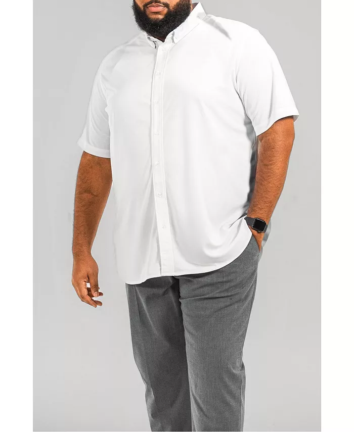 Рубашка Big & Tall Commuter с коротким рукавом на пуговицах Regent Row, белый
Рубашка Big & Tall Commuter с коротким рукавом на пуговицах Regent Row, белый