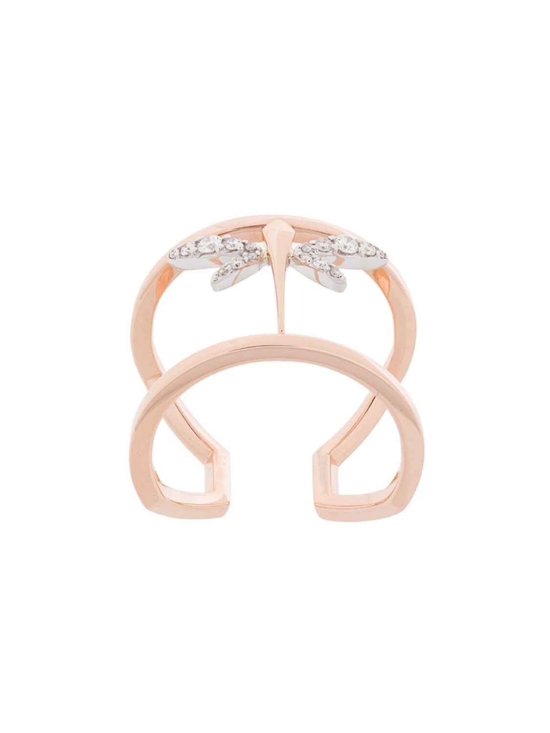 Кольцо из розового золота с бриллиантами Anapsara, золотой