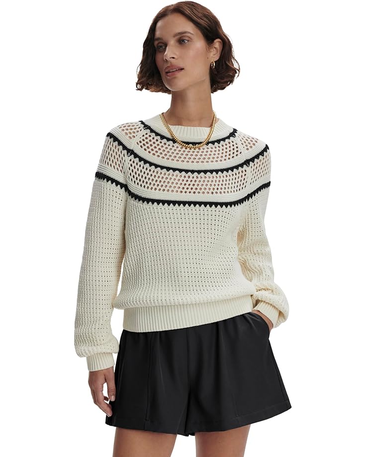 Свитер Varley Padbury Pointelle Knit Sweater, цвет Egret
Свитер Varley Padbury Pointelle Knit Sweater, цвет Egret