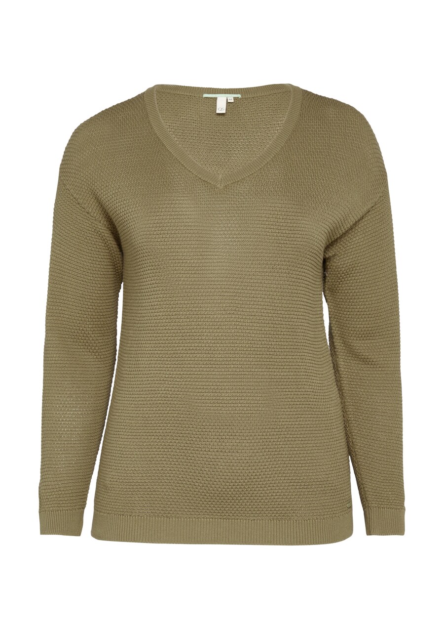 Свитер QS, оливковый
Свитер QS, оливковый