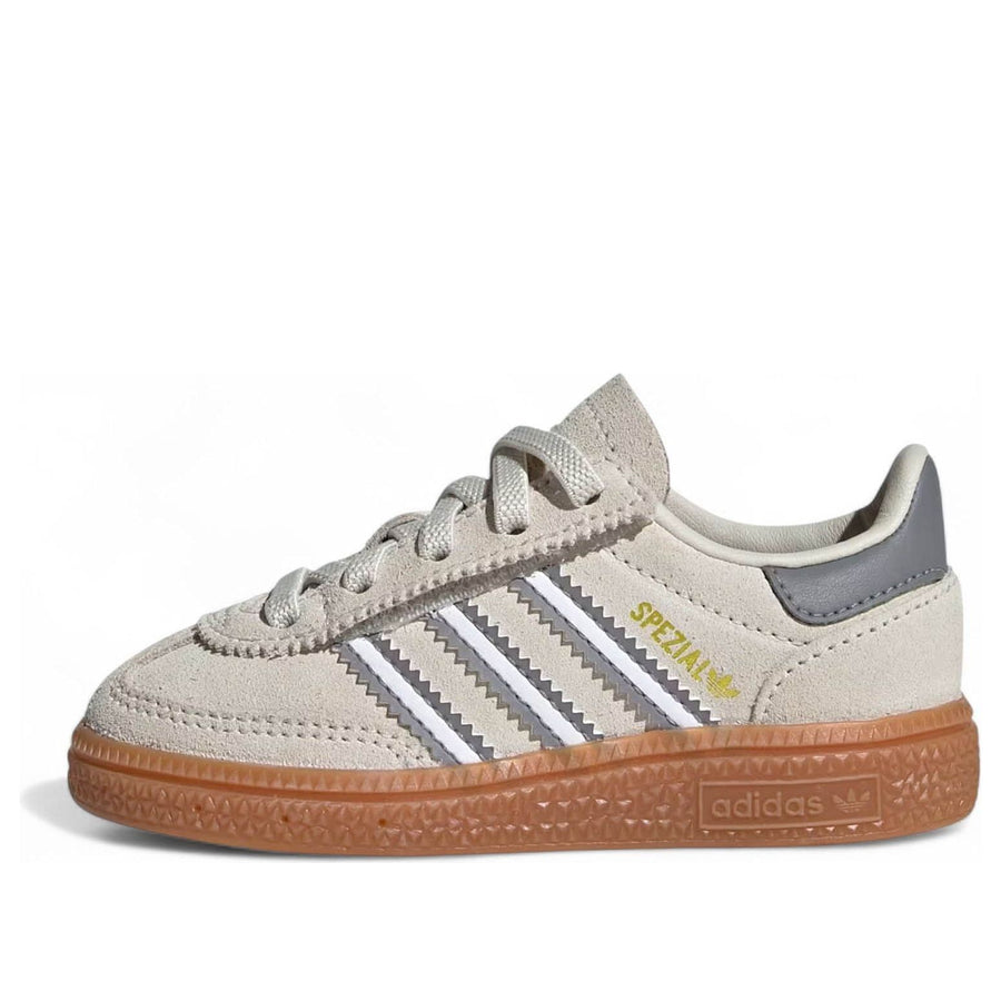 Кроссовки (TD) adidas Handball Spezial Elastic 'Alumina White Grey', бежевый
Кроссовки (TD) adidas Handball Spezial Elastic 'Alumina White Grey', бежевый