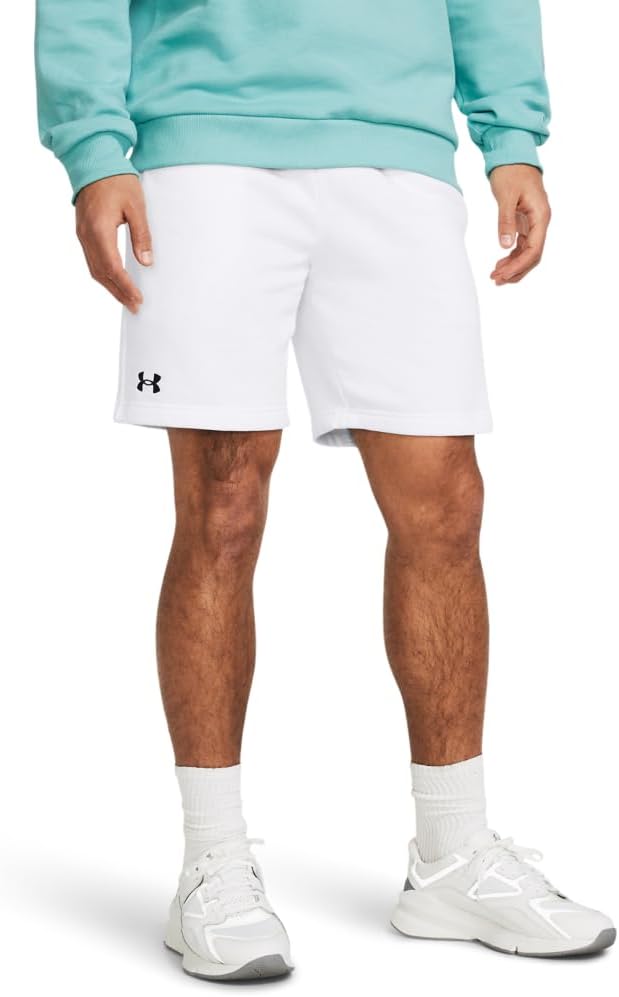 Мужские флисовые шорты Under Armour Rival, (100) White/Black
Мужские флисовые шорты Under Armour Rival, (100) White/Black