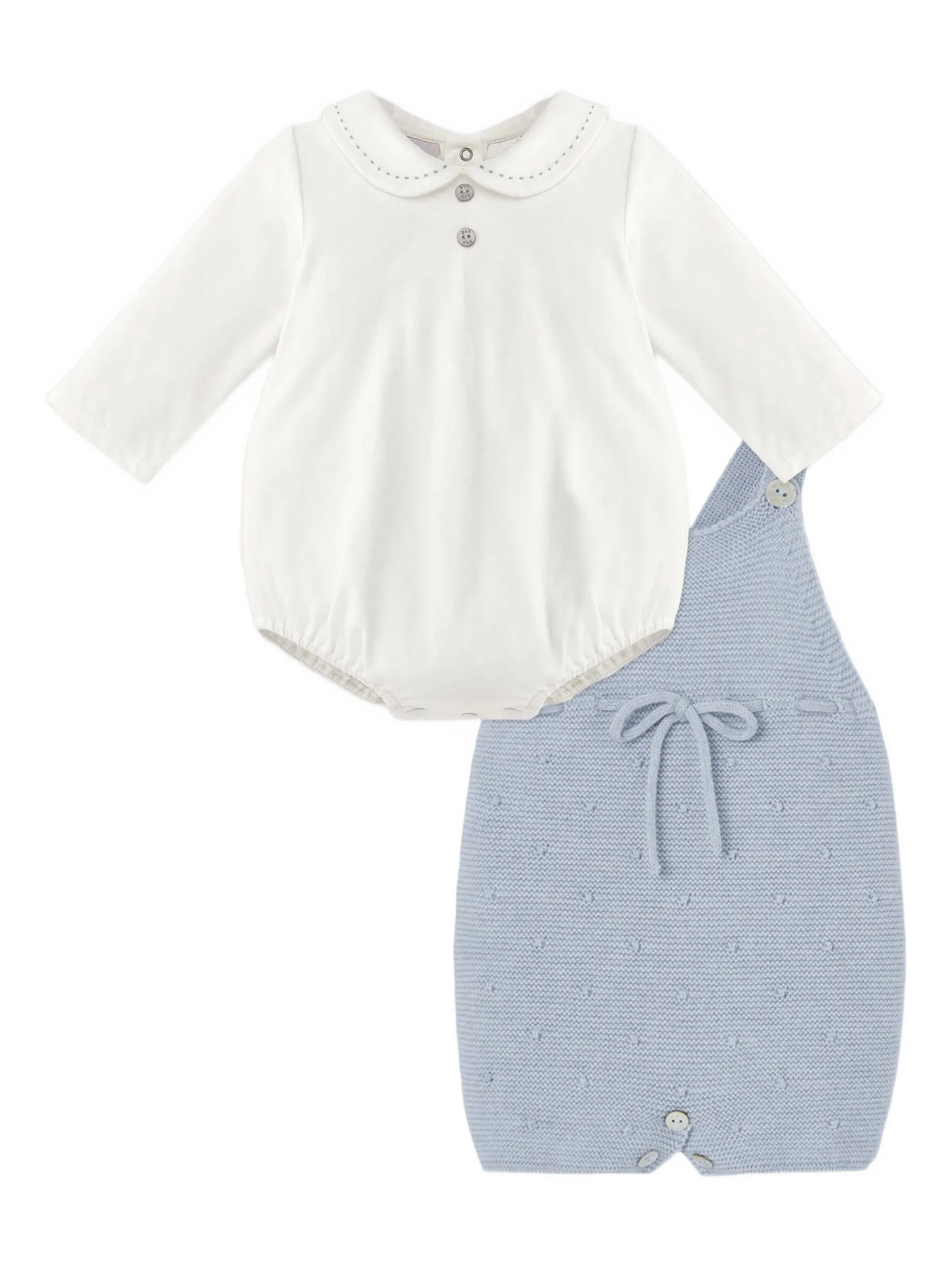 Комплект для новорожденного с бантом Paz Rodriguez, синий
Комплект для новорожденного с бантом Paz Rodriguez, синий