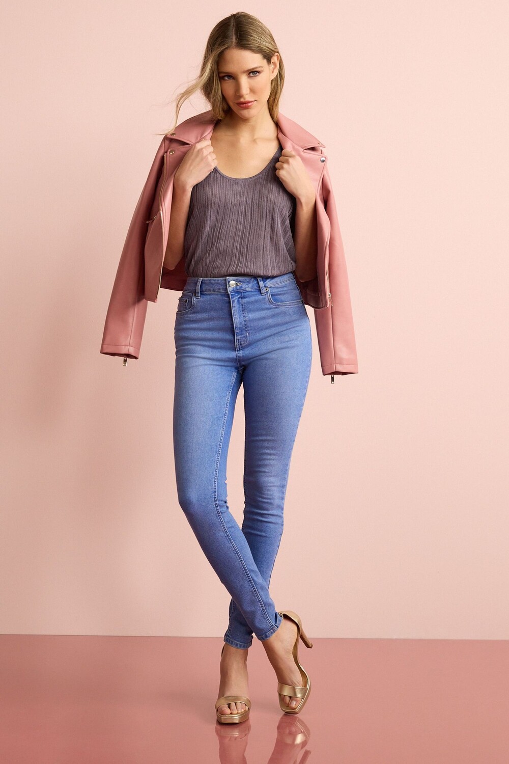 Джинсы скинни пуш-ап Next, синий
Джинсы скинни пуш-ап Next, синий