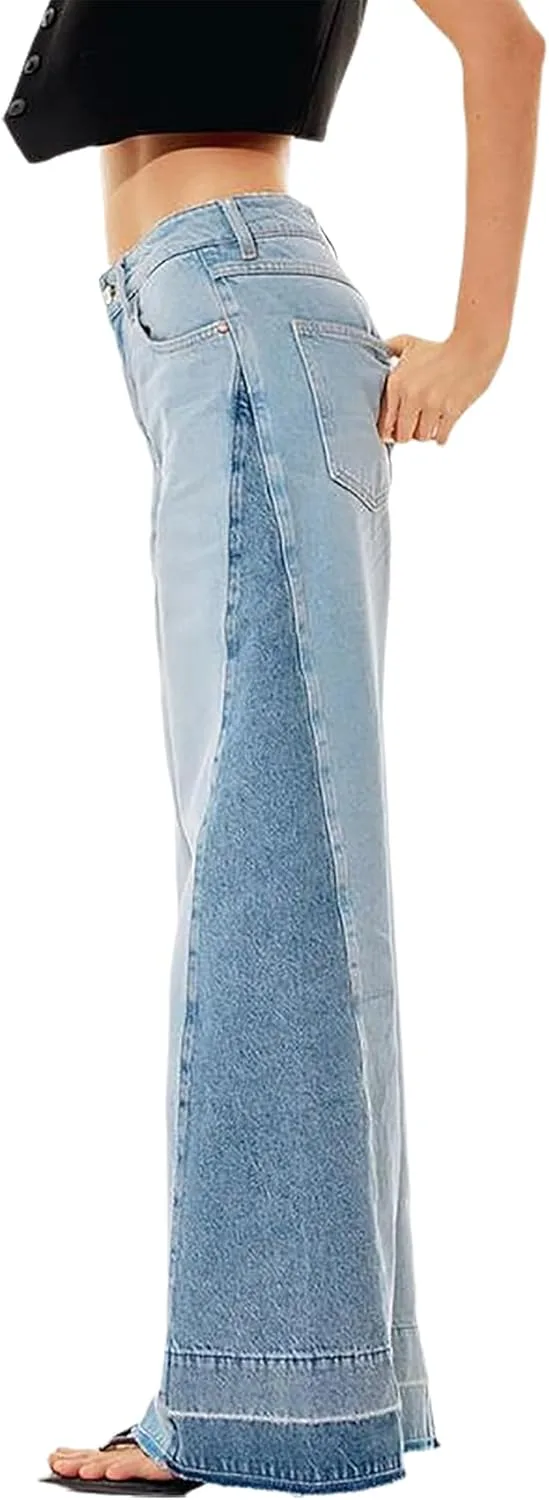 Женские джинсы Vintage Baggy Straight Leg с цветными вставками и аппликацией YADMISU
Женские джинсы Vintage Baggy Straight Leg с цветными вставками и аппликацией YADMISU