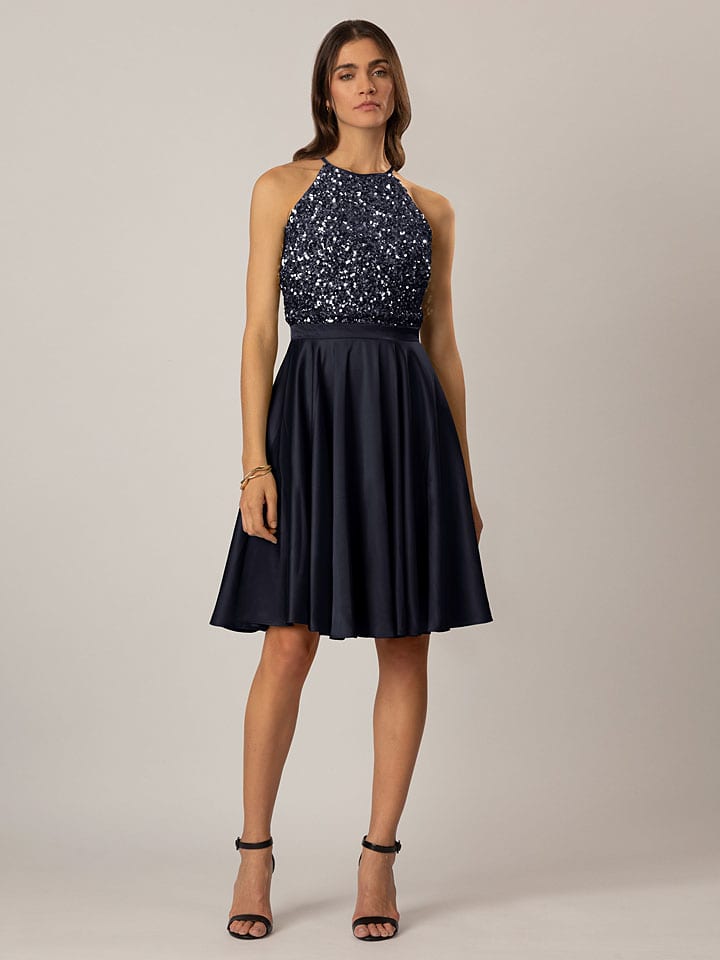 Платье до колена APART, темно-синий 
Платье до колена APART, темно-синий