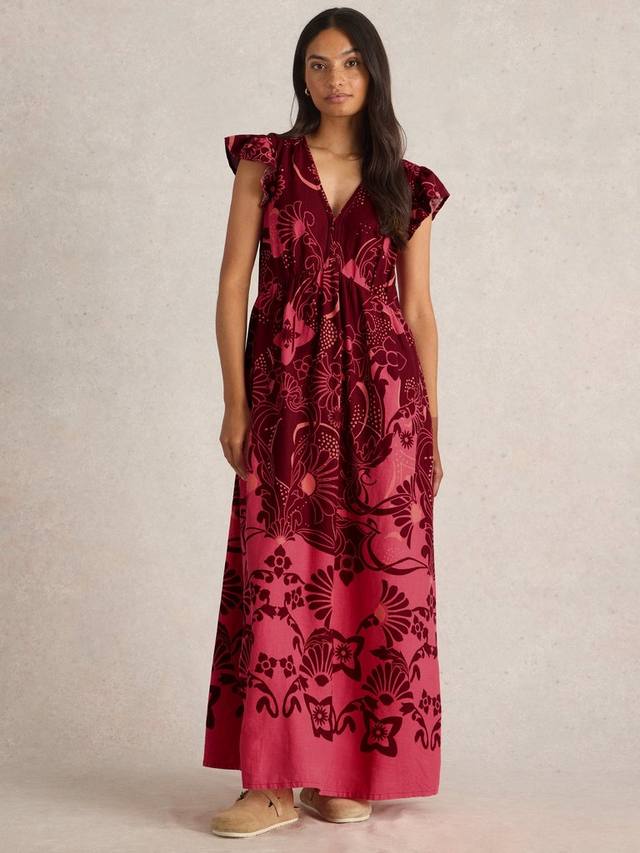 Макси-платье из льняной смеси lorna White Stuff, красный/разноцветный
Макси-платье из льняной смеси lorna White Stuff, красный/разноцветный