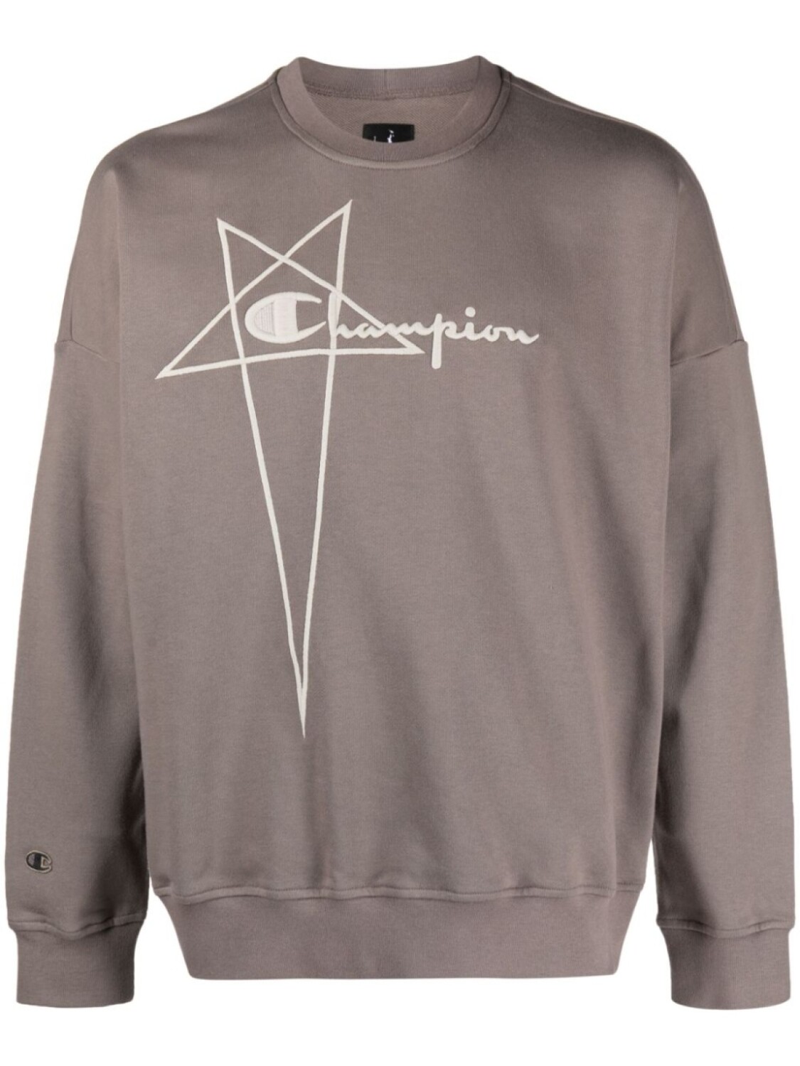 Джемпер из органического хлопка с вышитым логотипом Rick Owens X Champion, бежевый
Джемпер из органического хлопка с вышитым логотипом Rick Owens X Champion, бежевый