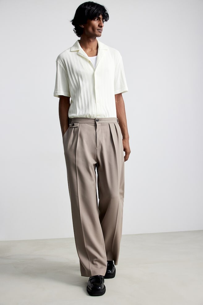 Повседневная рубашка из тонкой вязки обычного кроя H&M, белый
Повседневная рубашка из тонкой вязки обычного кроя H&M, белый