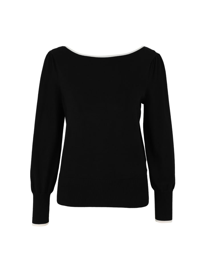 Тонкий трикотажный свитер с контрастной окантовкой в цвете Patch BlackCream Zero
Тонкий трикотажный свитер с контрастной окантовкой в цвете Patch BlackCream Zero