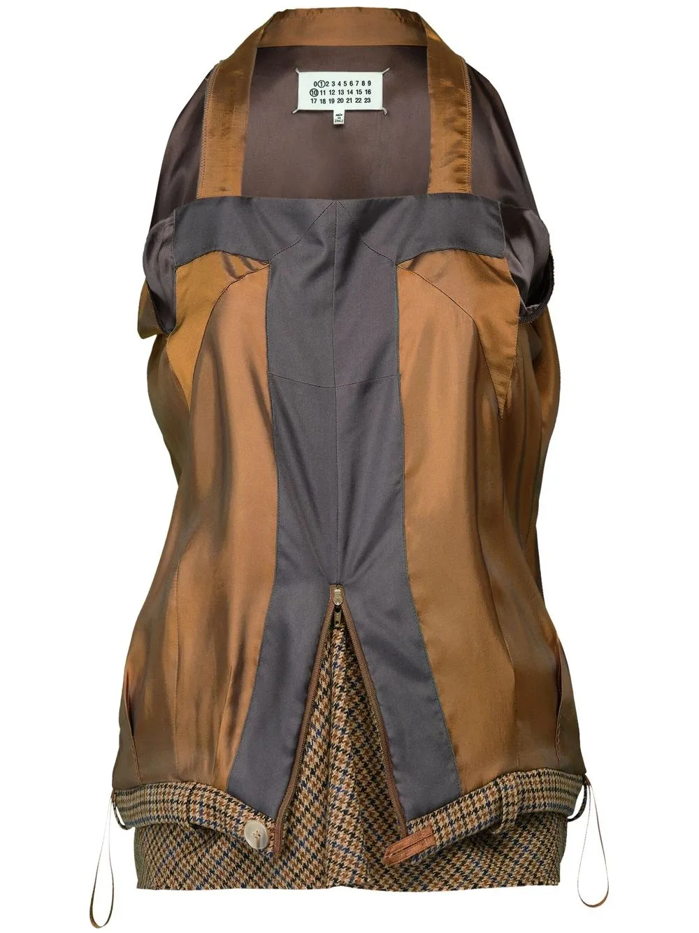 Топ Dcortiqu в ломаную клетку MAISON MARGIELA, коричневый
Топ Dcortiqu в ломаную клетку MAISON MARGIELA, коричневый