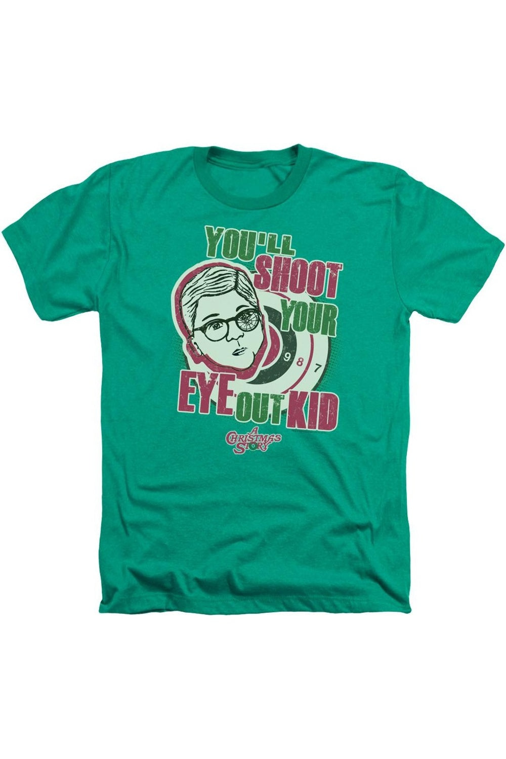 Рождественская история, вы выбьете себе глаз из колечка, футболка для взрослых Heather Gildan, цвет kelly green
Рождественская история, вы выбьете себе глаз из колечка, футболка для взрослых Heather Gildan, цвет kelly green