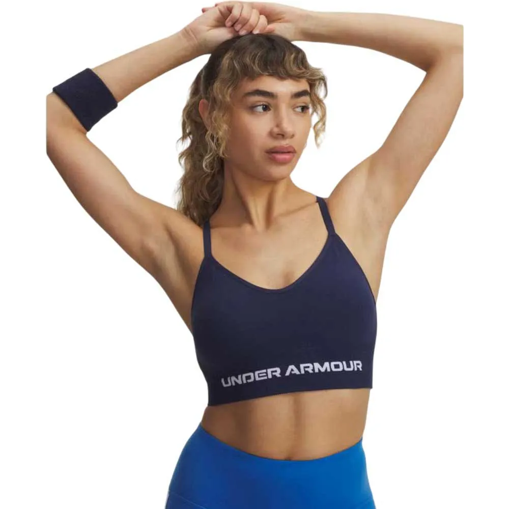 Спортивный топ Under Armour Vanish seamless low support, синий
Спортивный топ Under Armour Vanish seamless low support, синий