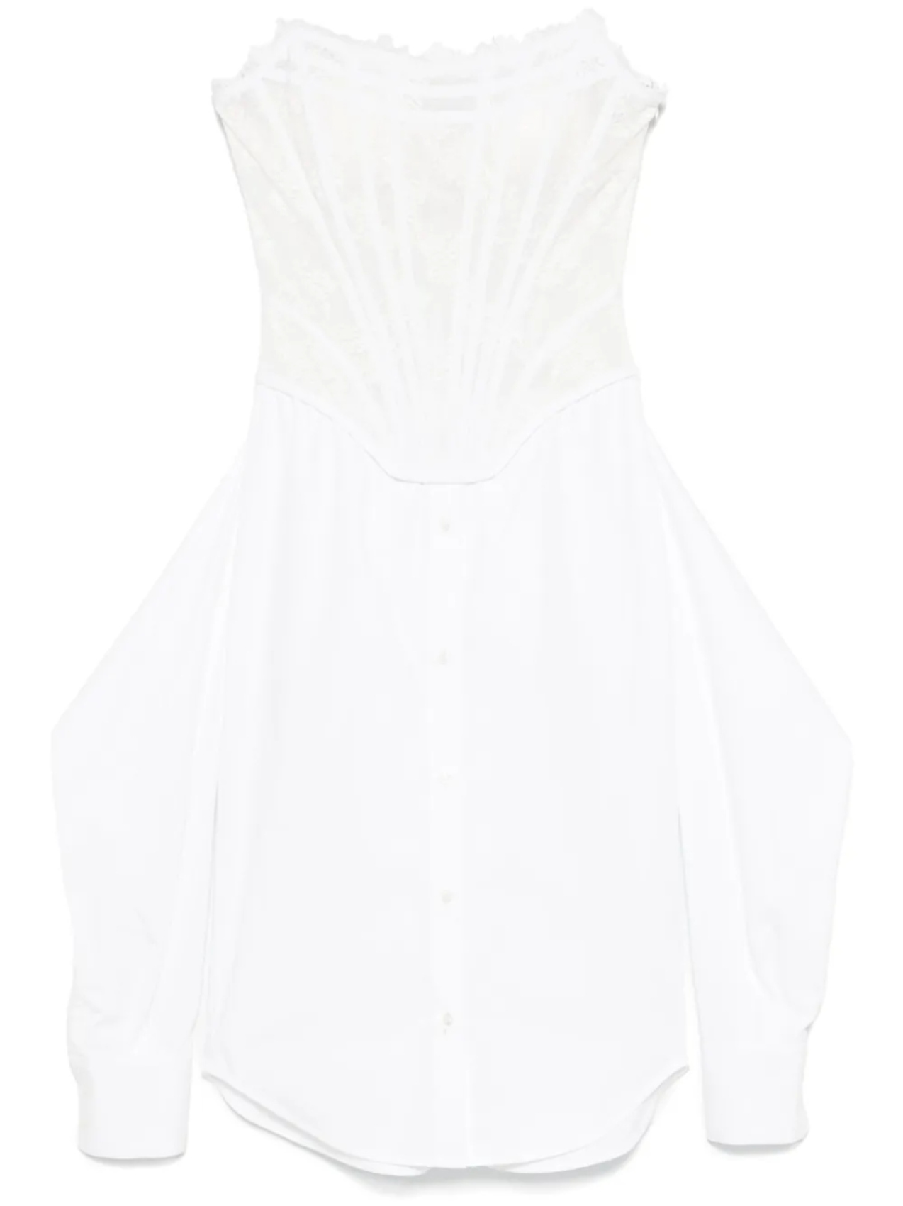 Giuseppe Di Morabito деконструированное платье миди, белый
Giuseppe Di Morabito деконструированное платье миди, белый