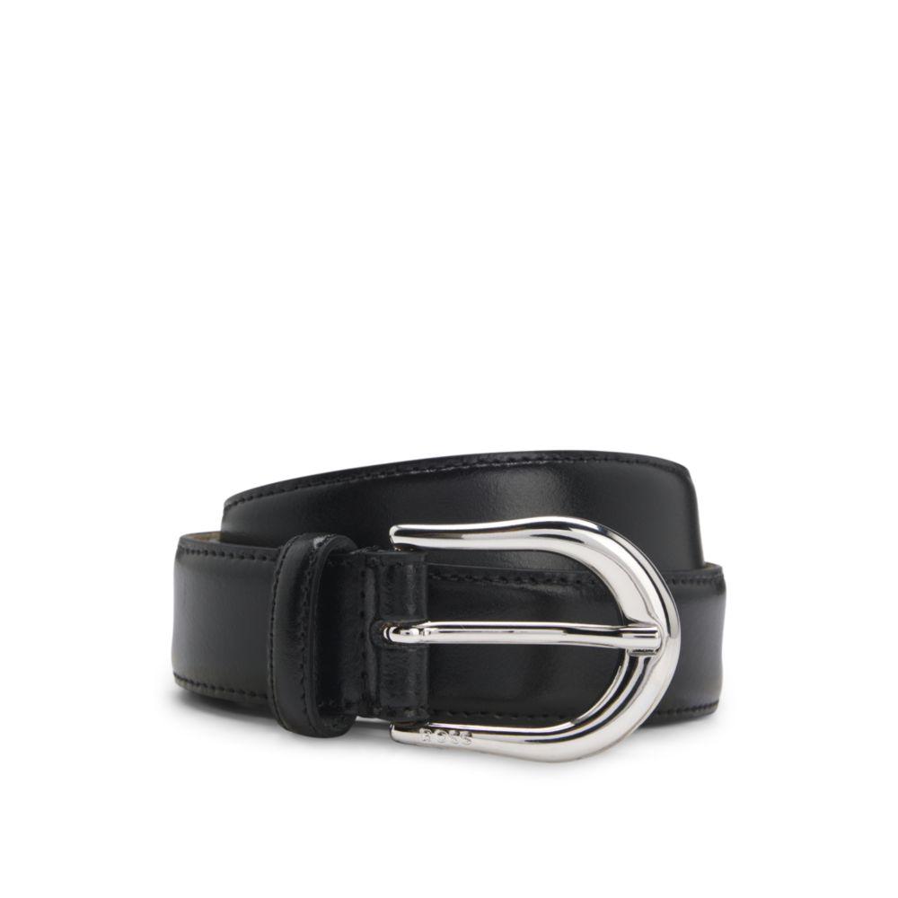 Ремень Fashion Show из итальянской кожи с круглой пряжкой BOSS, черный
Ремень Fashion Show из итальянской кожи с круглой пряжкой BOSS, черный