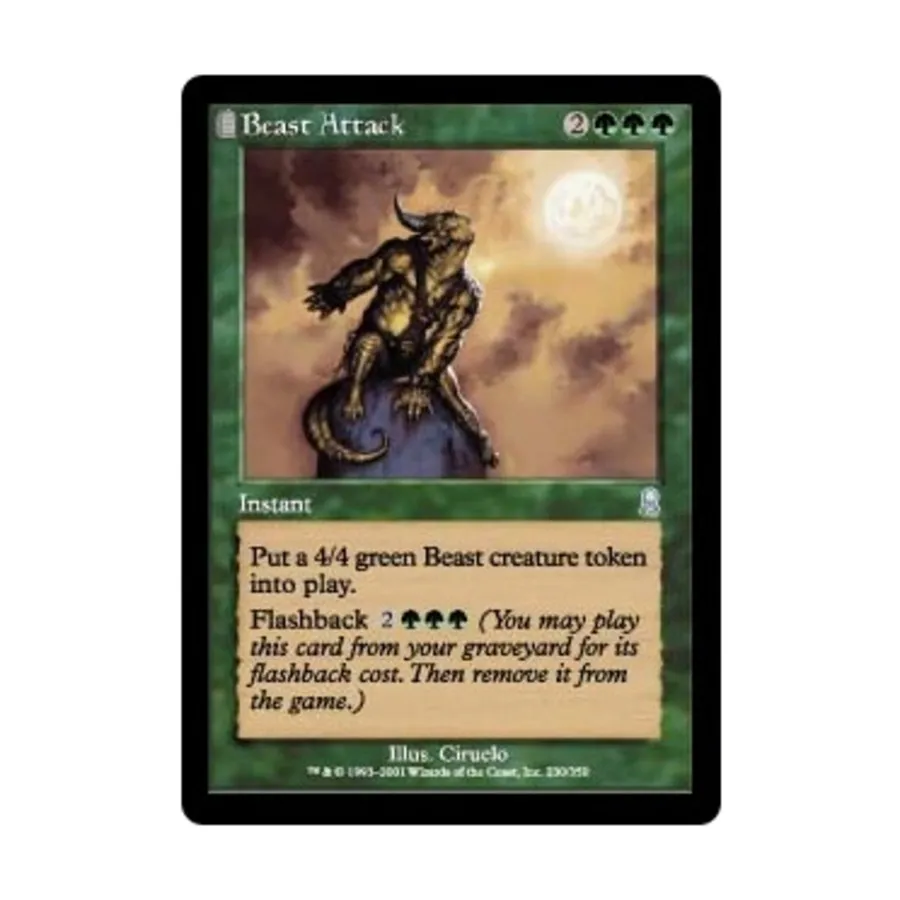 CCG Звериная атака (U), MTG - Odyssey
CCG Звериная атака (U), MTG - Odyssey