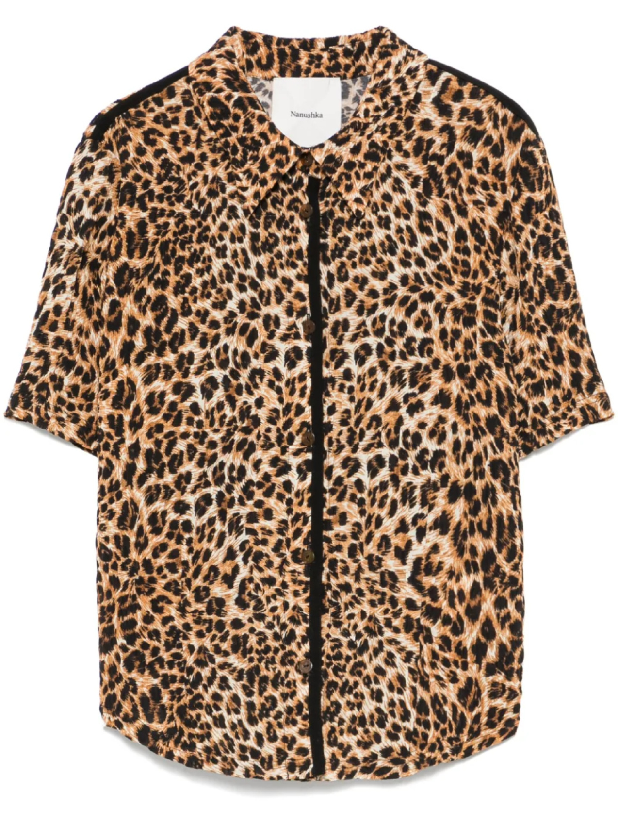 Блузка Clare Nanushka, коричневый
Блузка Clare Nanushka, коричневый