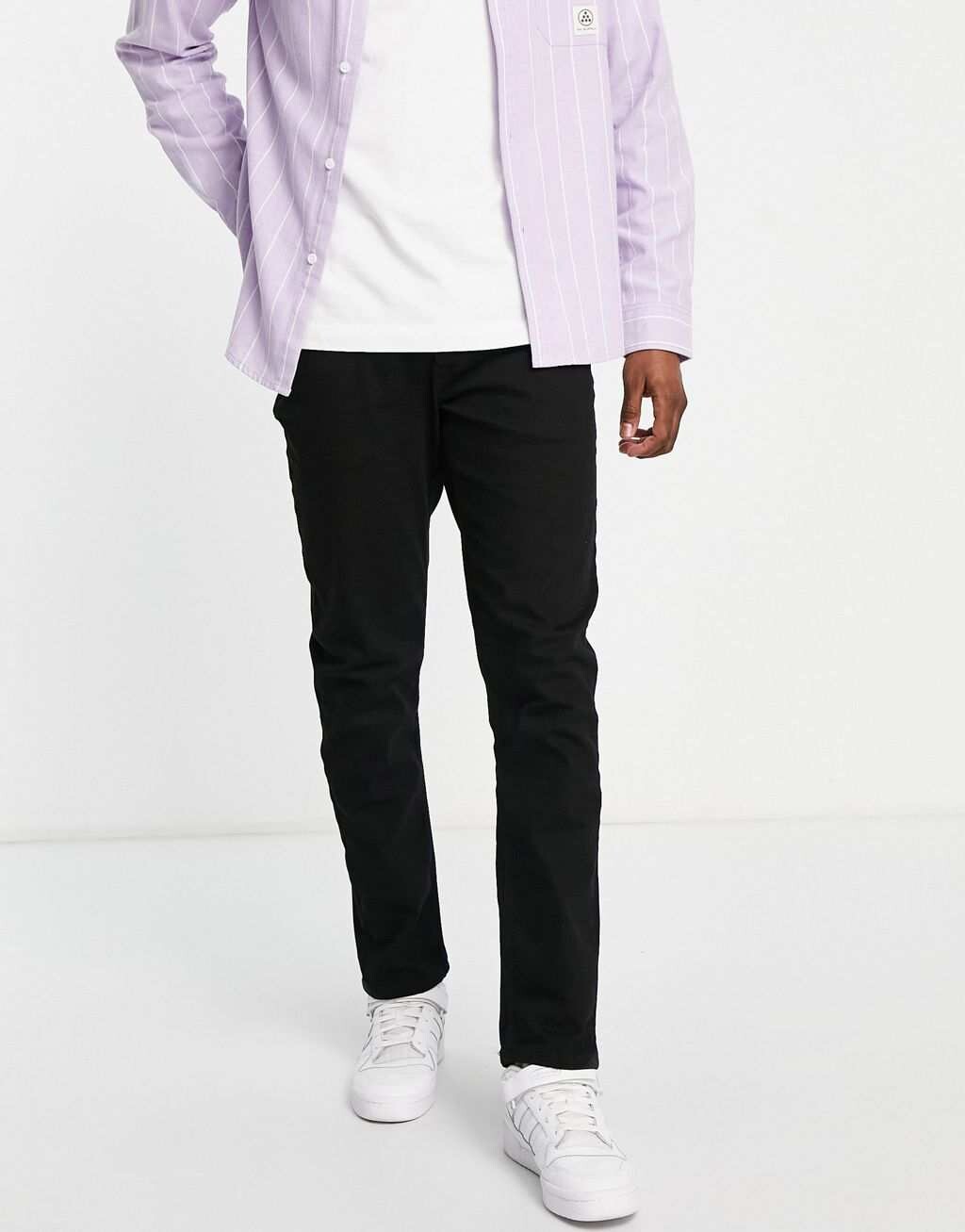 Черные узкие джинсы River Island
Черные узкие джинсы River Island