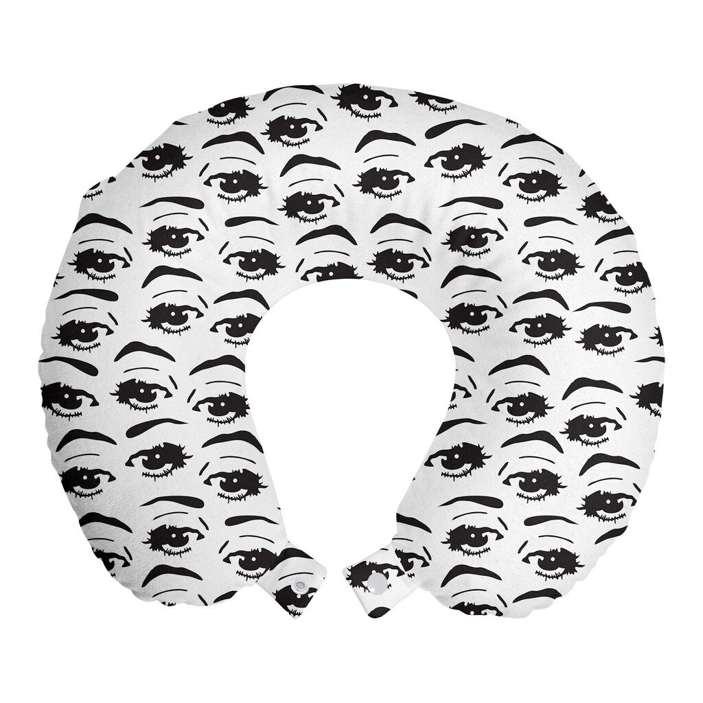 ABAKUHAUS Eyes Travel Pillow Подушка для шеи, монохромные Различные женские глаза, пенопластовые дорожные принадлежности для самолета и автомобиля, 30x30 см, черный и белый
ABAKUHAUS Eyes Travel Pillow Подушка для шеи, монохромные Различные женские глаза, пенопластовые дорожные принадлежности для самолета и автомобиля, 30x30 см, черный и белый